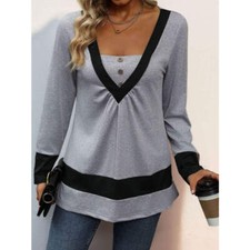 Contrast Long Sleeve T-Shirt