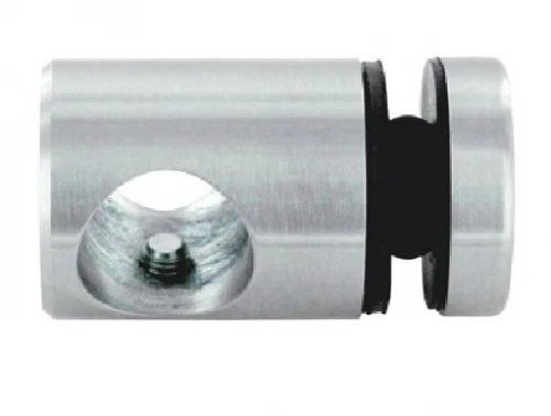 EDELSTAHLONLINE24 Querstabhalter-Glashalter, für Stab ø 16 mm, für 6-12,76mm Glas