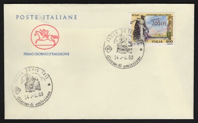 2000 - Hundertjahrfeier der Erstdarstellung der Toskana - FDC ITALIEN