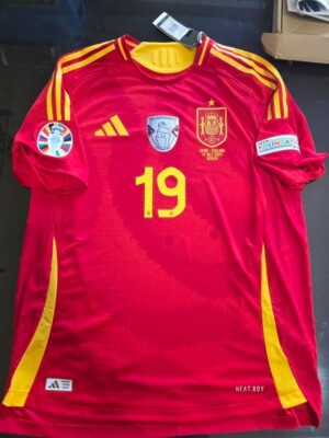 ADIDAS SPAIN EURO2024 FINAL IP9333 L LAMINE YAMAL AUTHENTIC PLAYER JERSEY SHIRT