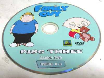 Family Guy Season 2 Replacement Disc 4 Only