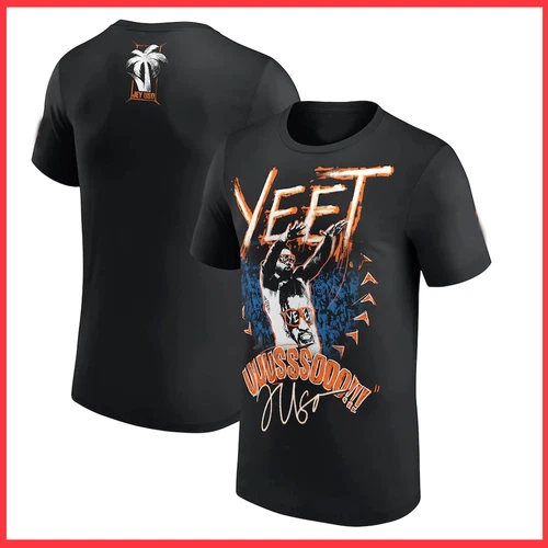 WWE Jey Uso Yeet USO Black T-Shirt