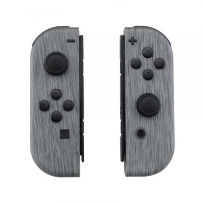 ''Brushed Silver'' Nintendo Switch Custom Joy-Con's Controllers Unique Design