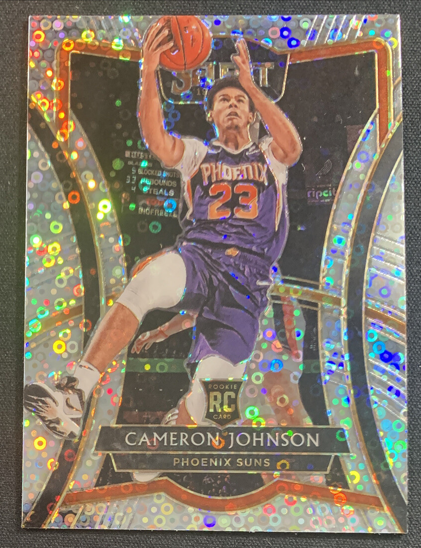 CAMERON JOHNSON 2019-20 Panini Select Premier Level Silver DISCO Prizm RC #154