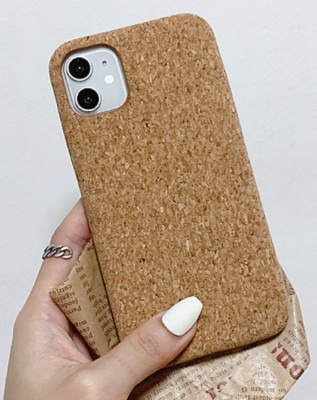 Handyhülle aus Kork Schutz Case Hülle Korkoptik für Apple iPhone Modelle