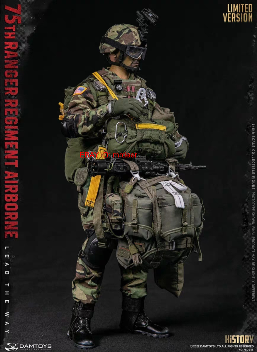 Damtoys Stock 78094F 75Th Ranger Regiment Airborne 1/6 Action