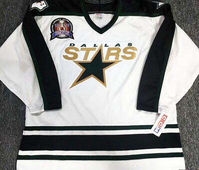 Dallas Stars 1999-2000 Throwback White Hockey Jerseys | YoungSpeeds