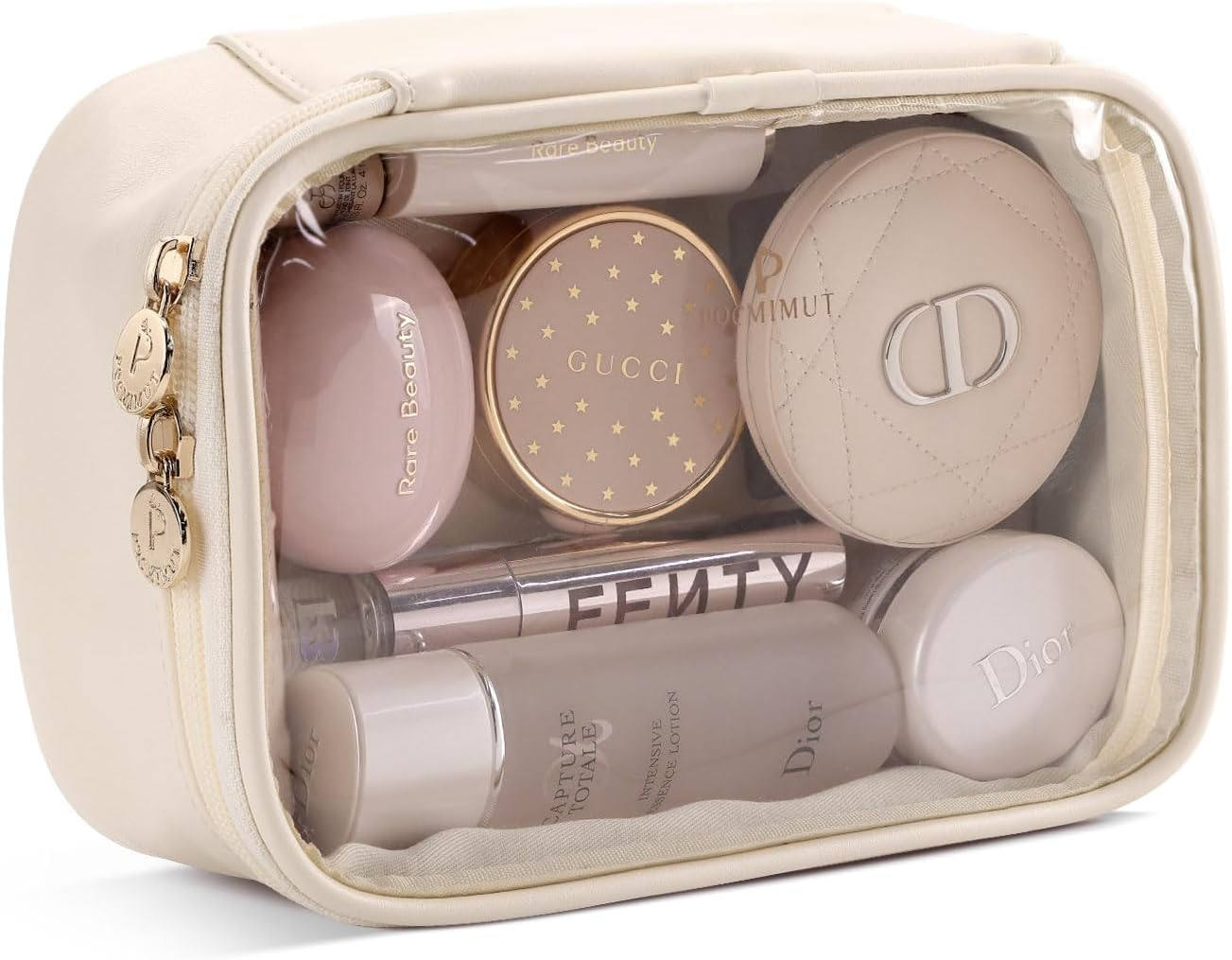 Makeup Bag,Small Makeup Bag Clear Travel Makeup Bag Car Accessories Storage for-image