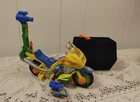 VTG 1991 TMNT Teenage Mutant Turtles Ninja News Cycle Vehicle NEAR COMPLETE