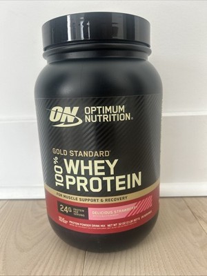 Optimum Nutrition Gold Standard Whey 2lb Protein Powder Strawberry