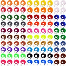 ONEST 100 Pieces Magic Worm Toys Wiggly Twisty Fuzzy 100