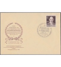 Berlin amtl. Ersttagsbrief / FDC Mi. 93 (1953) - Walther Rathenau - BESTZUSTAND