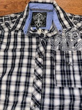 Signature Roar Embroidered Button-Up Shirt Brand New with Tags, Men's Medium