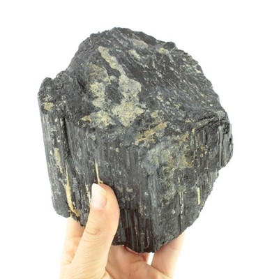 SCHWARZER TURMALIN Shorlite Block 320gr Sammlerstücke Möbel Chakra