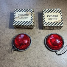 Vintage Dated 1962 Dietz 12v Marker Lights New Pair - 51 R Vintage Dated 1962 Dietz 12v Marker Lights New Pair - 51 R