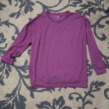 Tuff Athletics Womans Sweatshirt Size Med. Made In Canada Purple