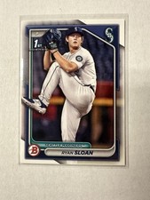 Ryan Sloan RC 2024 Bowman Draft #BD99 Mariners 1st Bowman Rookie