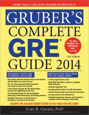 Gruber's Complete GRE Guide 2014 Paperback Gary R. Gruber