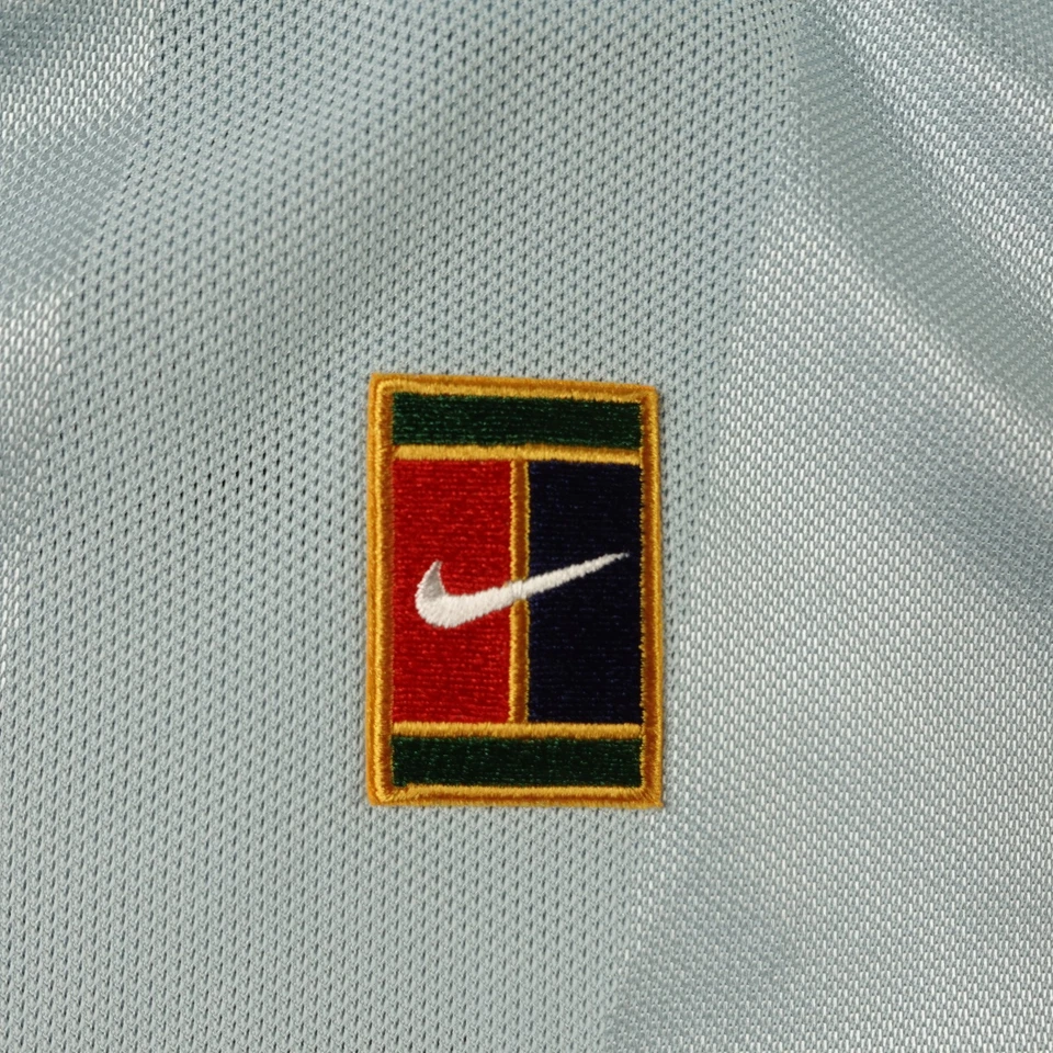 Camisa Nike Court Breathe Slam Para Hombre Grande Tenis Top Rendimiento Azul CK9799-449 Foto 4 de 4