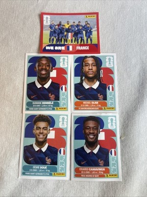 2026 France panini Combo Top 5 Best Cards With Limited Edition Red France team
