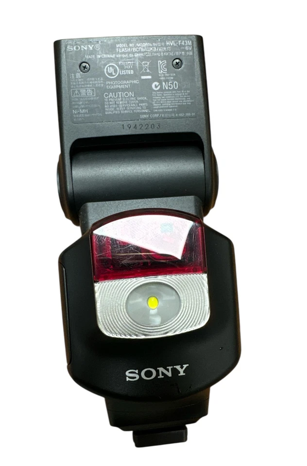 Sony HVL F43M Shoe Mount Flash for Sony Cameras with Case - Image 2 of 4