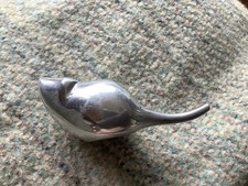 Hoselton Canada - Polished Aluminium Mouse Sculpture signed