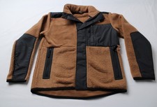 The North Face Youth's Forrest Fleece Mashup Jacket LB3 Toasted Brown Medium NWT