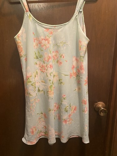 Oscar de la Renta nightgown medium Pink Label Vintage Satin Slip Dress - Picture 12 of 12