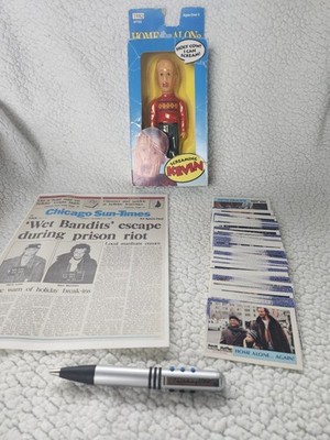 Working Home Alone Screaming Kevin, Complete Card Set, F/X Pen Works, Paper Ad.
