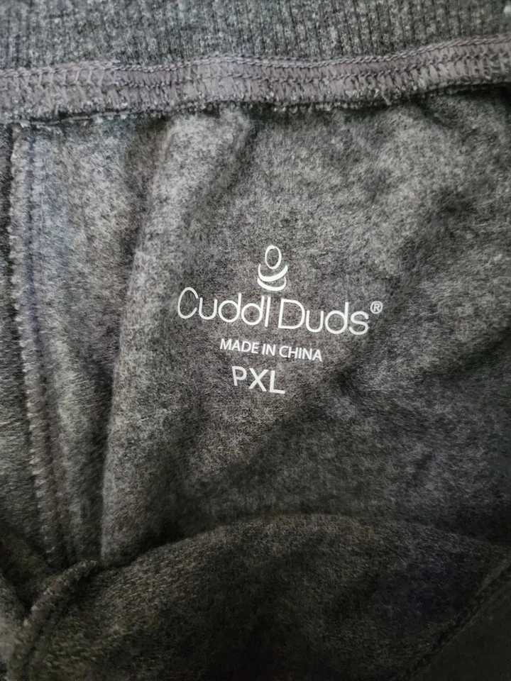 Nuevo con etiquetas Para mujeres Cuddl Duds Lounge Tejido Suave Cordón Jogger con Bolsillos, Gris PXL Foto 2 de 4