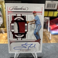 2023 Panini Flawless - Signature Prime Materials Scott Rolen #SPM-3 Ruby /20  