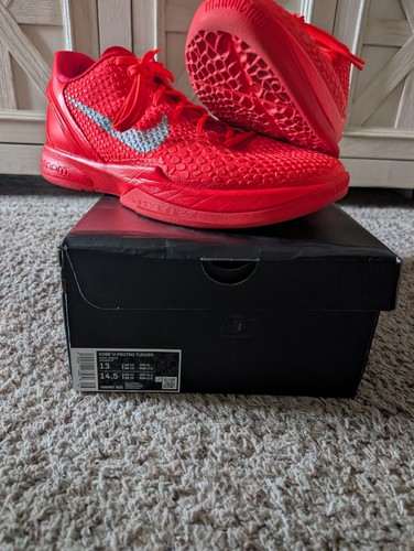 Zoom Kobe 6 PJ Tucker Red October Sample Custom