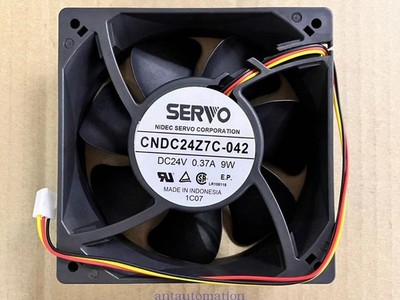 SERVO CNDC24Z7C-042 24V 0.37A 9W VACON Inverter Fan 3 wire