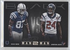 2012 Panini Black Man 2 Man 160/349 Reggie Wayne Johnathan Joseph #12 0m0