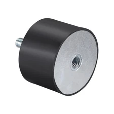 75mmx50mm M12 Male Female Rubber Mounts Vibration Isolators Shock Absorber