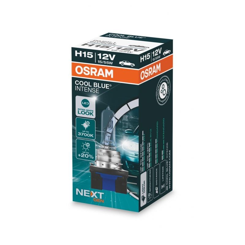 Ampoule H15 Osram anti fatigue oculaire pour conduite de nuit sûre