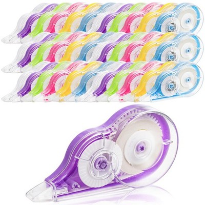 36 Pack Colorful 39 Feet White Correction Tape Easy To Use Applicator