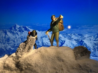 Diorama ''Tim und Struppi in Tibet'' Hergé - no Pixi Aroutcheff Leblon