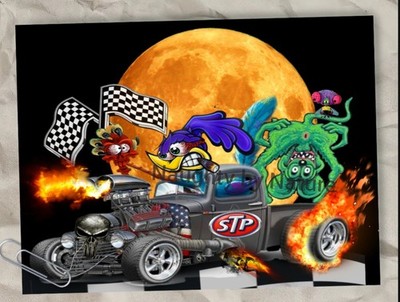 Rat Fink American Hot Rod Road Runner Angry Bird PERSONALIZED