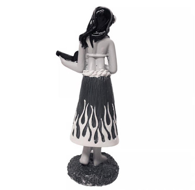 Hide and Seek Car Service Hula Girl Figure Resin Hand Hide and Seek Car Service Hula Girl Figure Resin Hand