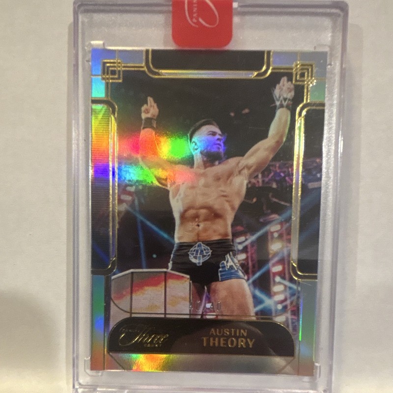 Panini 2024 Three Count WWE Austin Theory SmackDown #14 PSA Slab Card