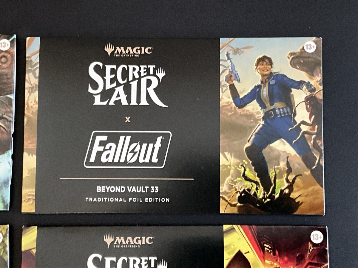 Magic The Gathering Secret Lair x Fallout The Atomic-Grade Foil