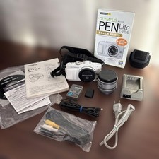 OLYMPUS PEN Lite E-PL6 14-42mm Compact Digital Camera Tested Working Japan