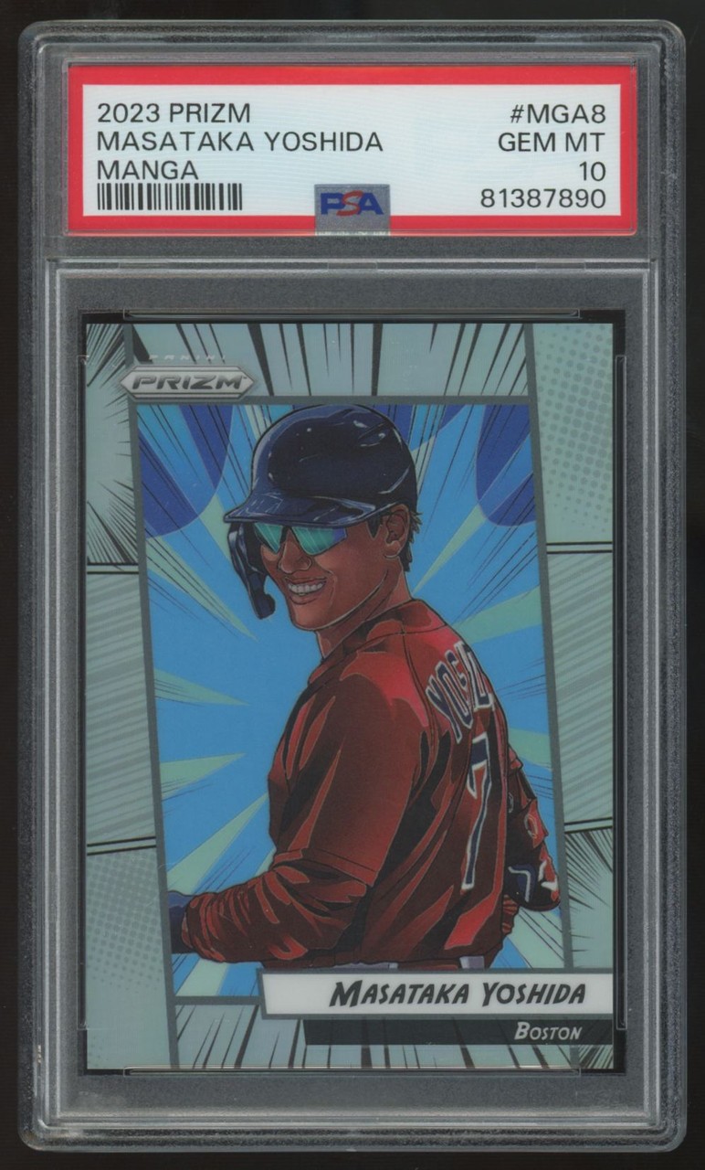 2023 Panini Prizm Masataka Yoshida Manga SSP #MGA8 PSA 10