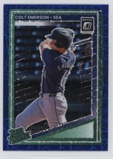 2025 Panini Donruss Optic Rated Prospects Blue Velocity Prizm Colt Emerson 05ns