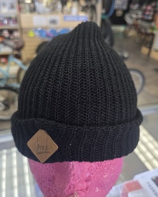 Lotek patch BMX cuffed Beanie Black