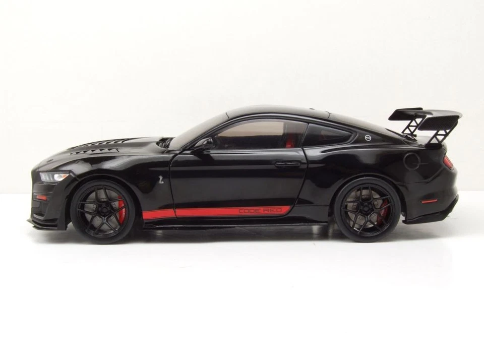 Ford Shelby Mustang GT500 CODE RED 2022 Nero Modellino 1:18 Solido - Immagine 3 di 4