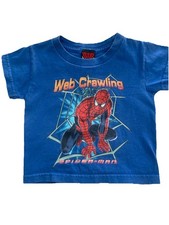Vintage 2002 Spider-Man kids T-shirt size 2T 2 Toddler Marvel - Super Heroes