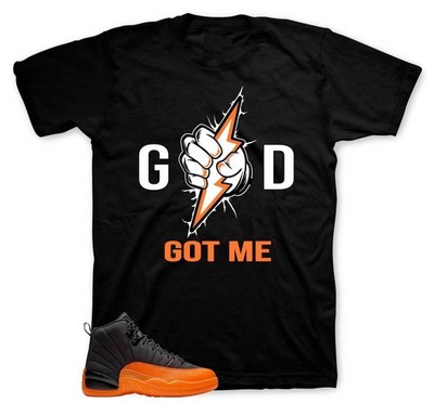 Shirt To Match jd 12 Brilliant Orange Sneakers Shoes -God Got Me Tees