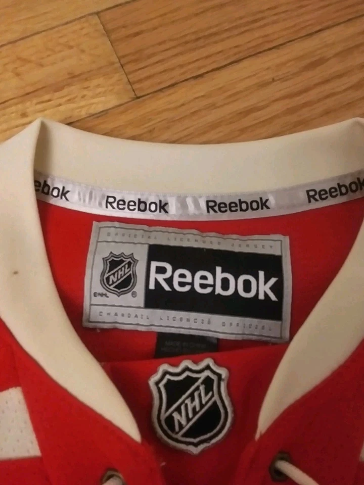 Camiseta deportiva clásica de invierno juvenil Pavel Datsyuk Detroit Red Wings NHL Reebok 2013 S/M Foto 3 de 4